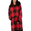 Red Plaid Sleep Hoodie