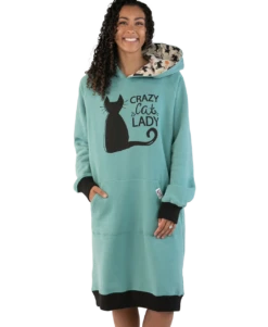 Crazy Cat Lady Sleep Hoodie