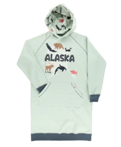 Alaska Wildlife Sleep Hoodie