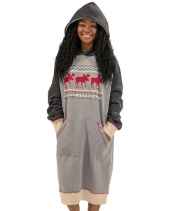 Cabin Moose Sleep Hoodie