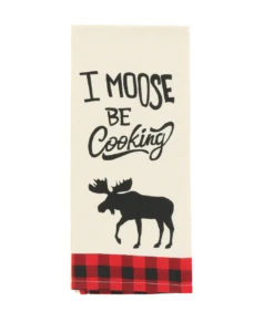 Moose Be Cooking Tea Towel Two Pack -Lazyone Shop TEA140 WEB FL1F01 72565.1697039795
