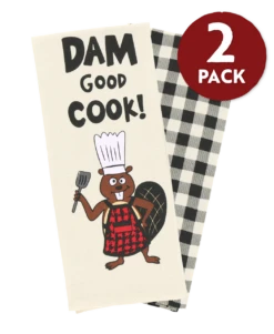 Dam Good Cook Tea Towel Two Pack