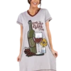 Time To Wine Down Women's V-Neck Nightshirt